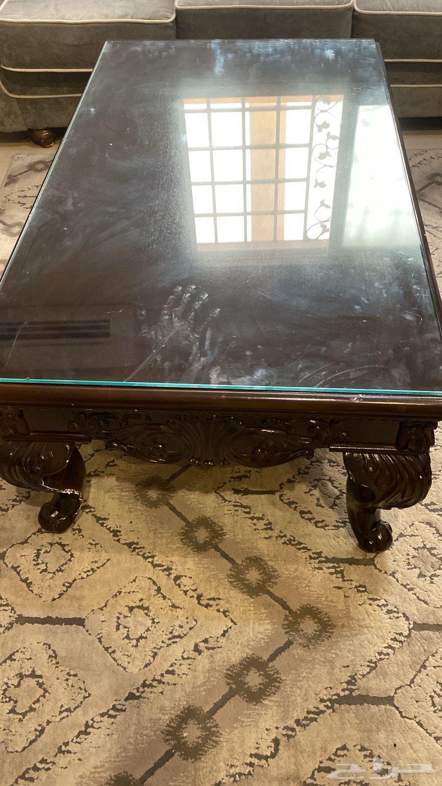 طاولة قهوة فخمة مع طاولة زاوية ب30064452089790081110