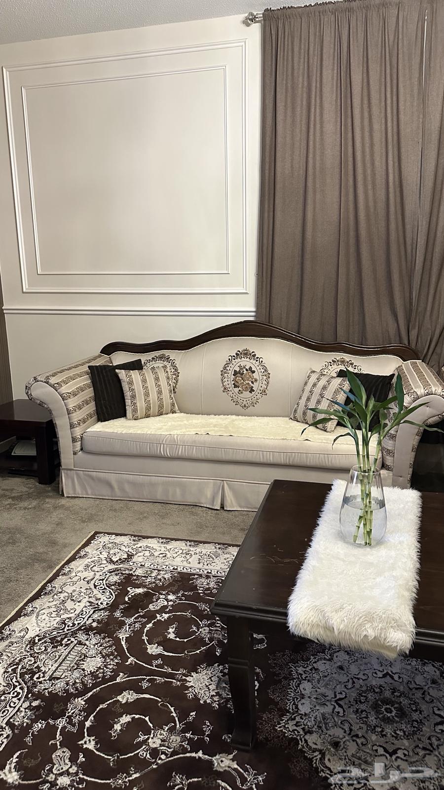 Clean, spacious, and comfortable living room sofa64458453455490112