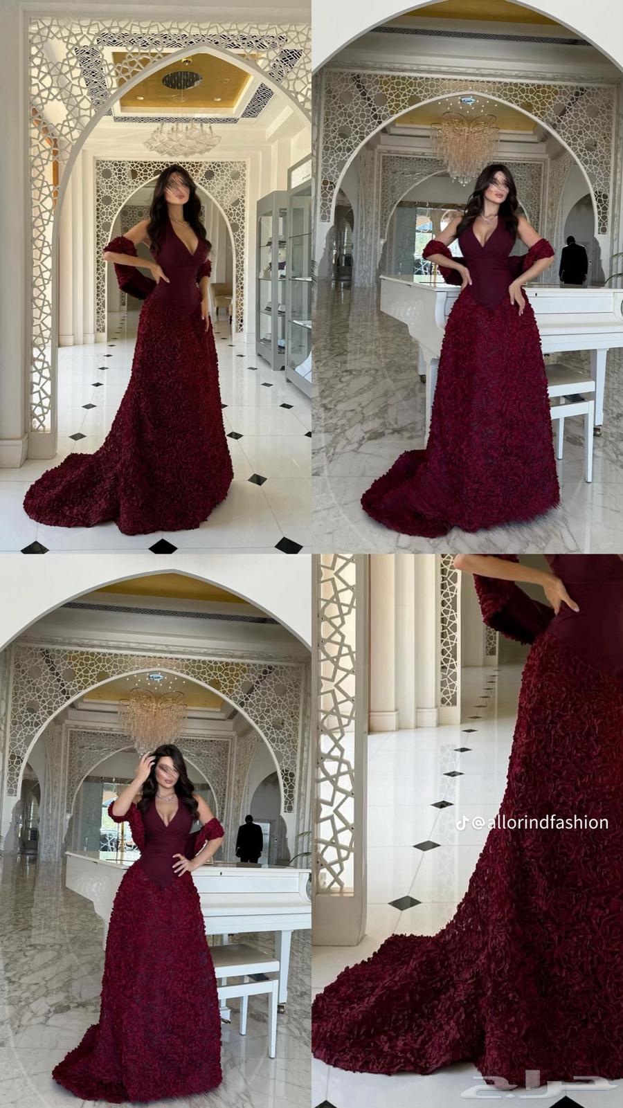 فستان لون أوغندي موديل جديد و موضه64458055045506110