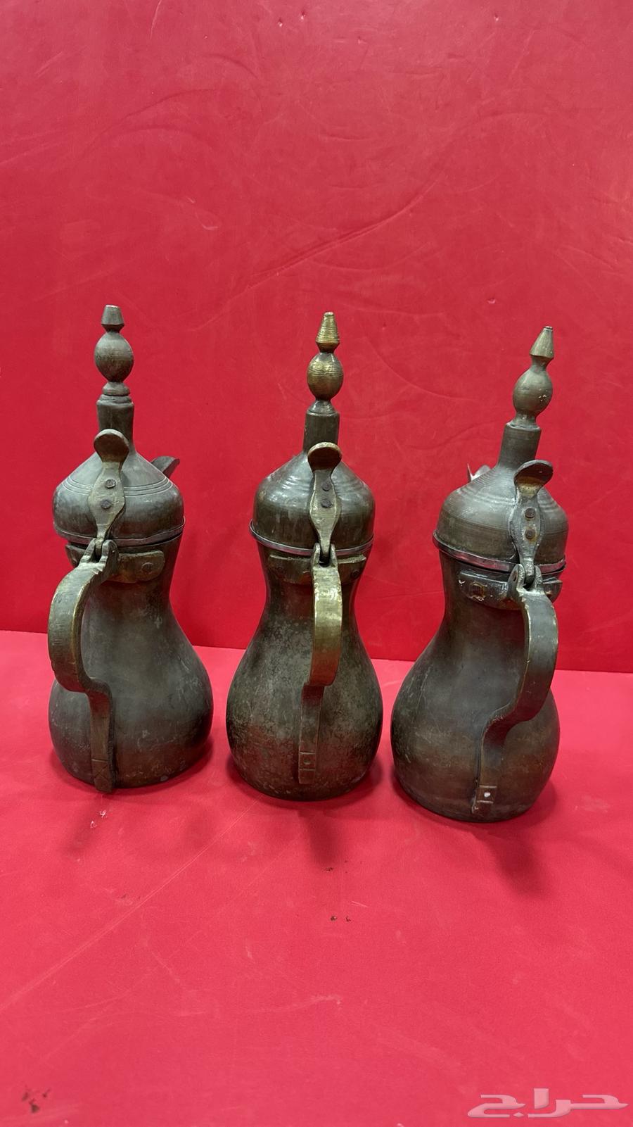 Three old Raslan dallahs64457254849667114