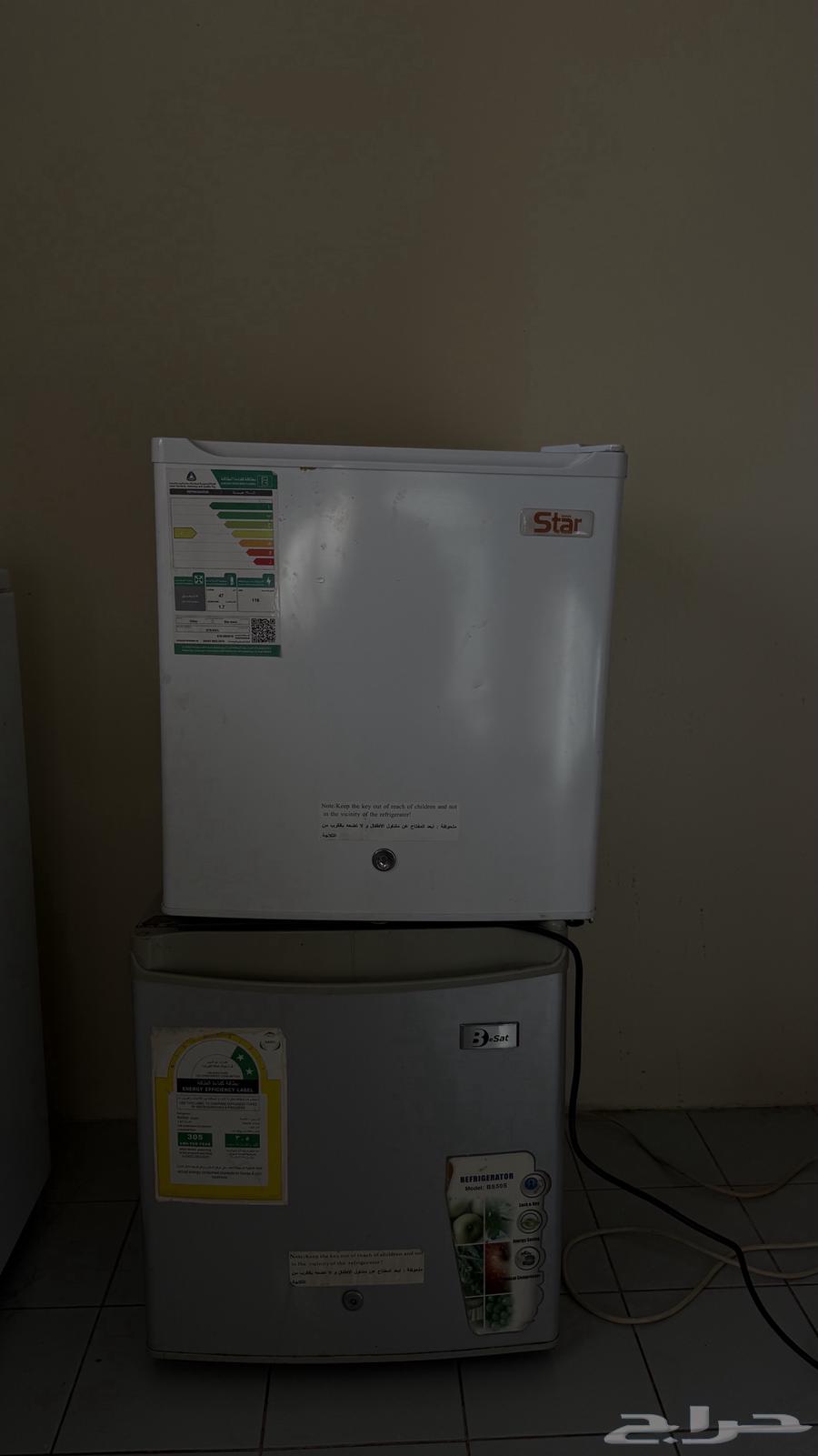 ثلاجتين صغيره للبيع64460734678785110