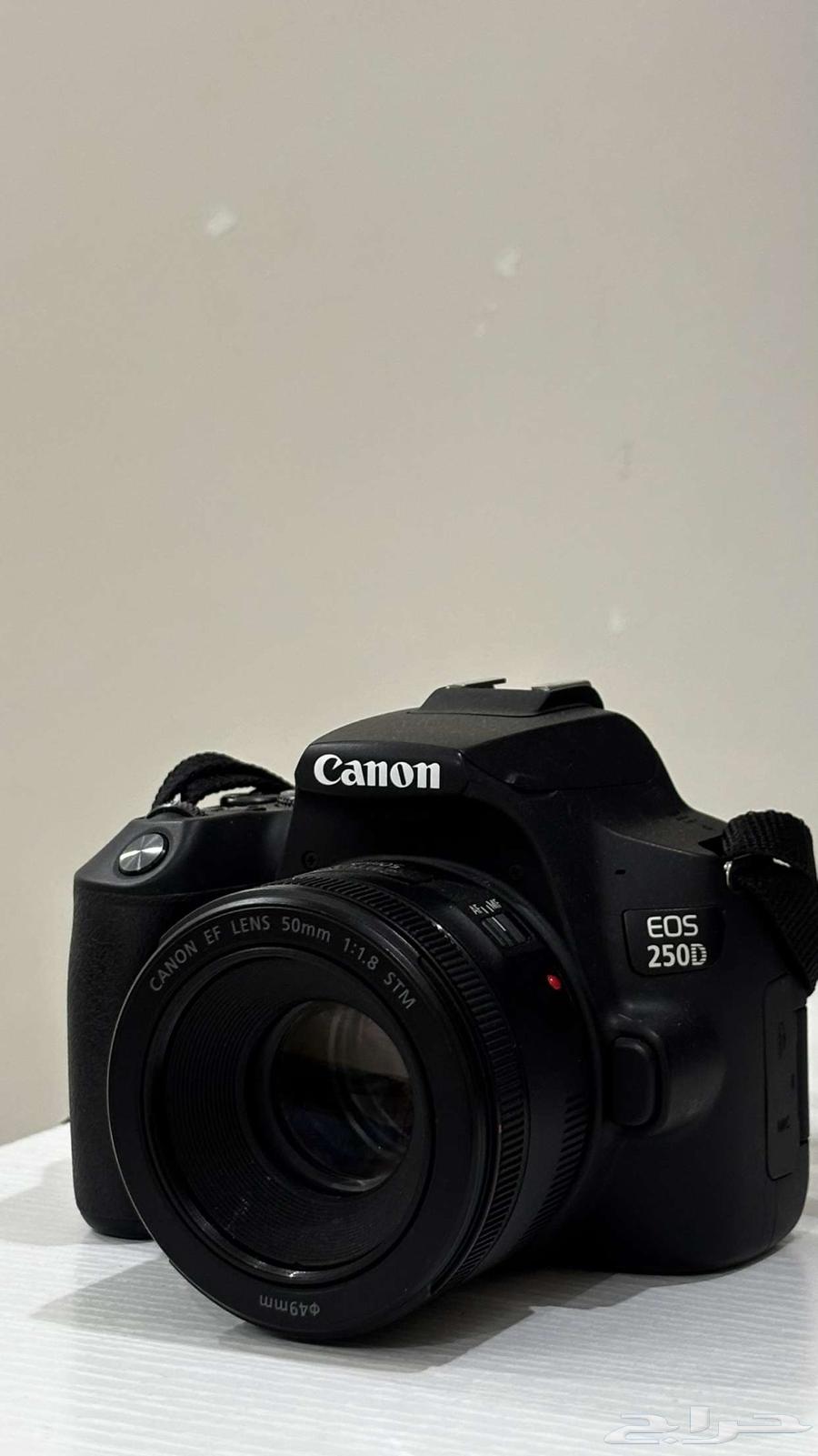 كاميرا كانون 250d جديده64460843976195110