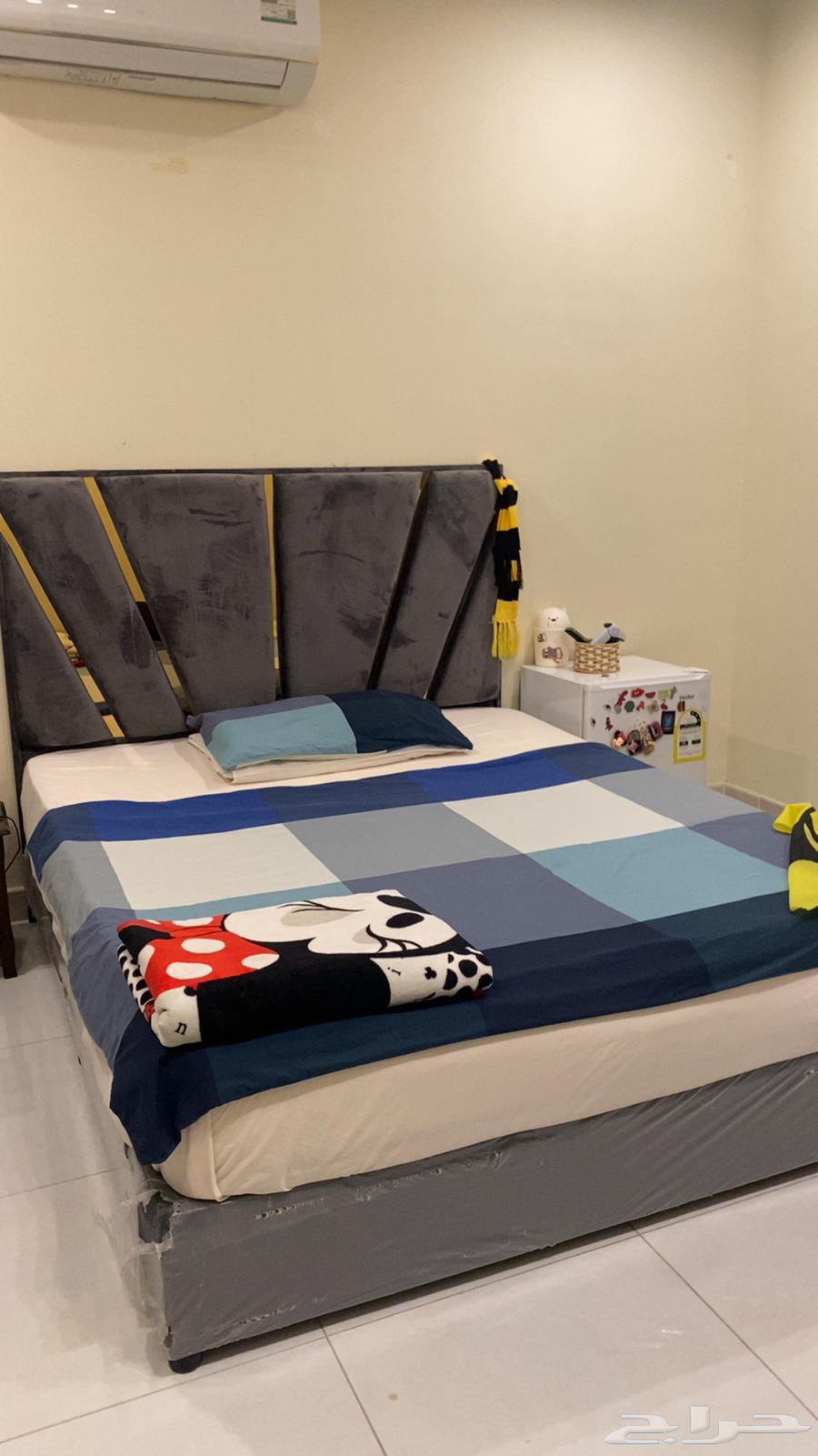 سرير رمادي مع المرتبة للبيع64460666190722110
