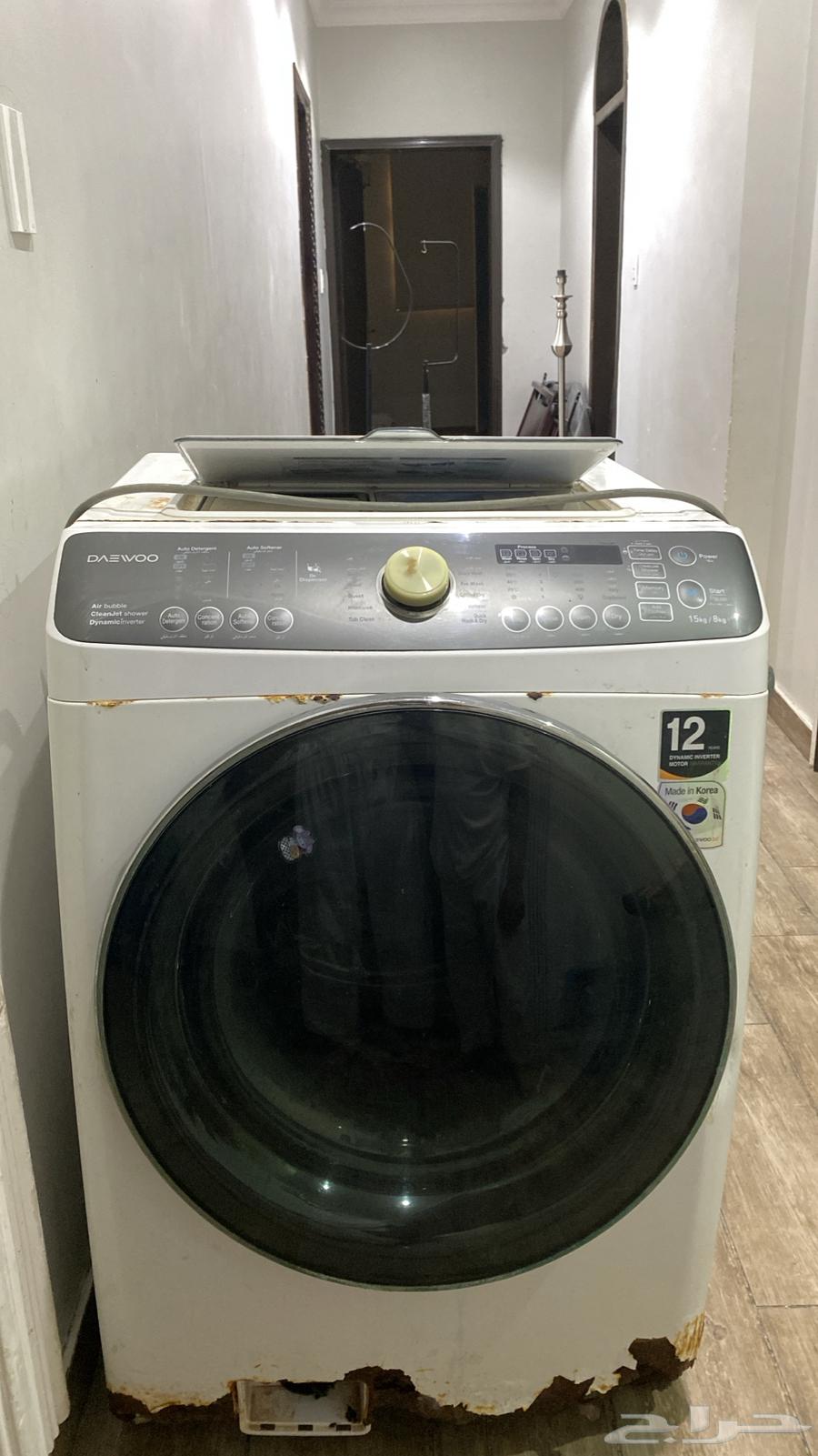 غساله دايو 12 ك تحتاج بعض الصيانه وسبب البيع لعدم الحاجه64461884235395110