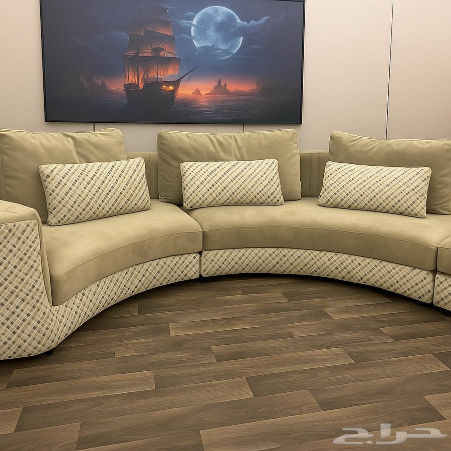 كنب نصف دائره مريح جدا64459109932929112