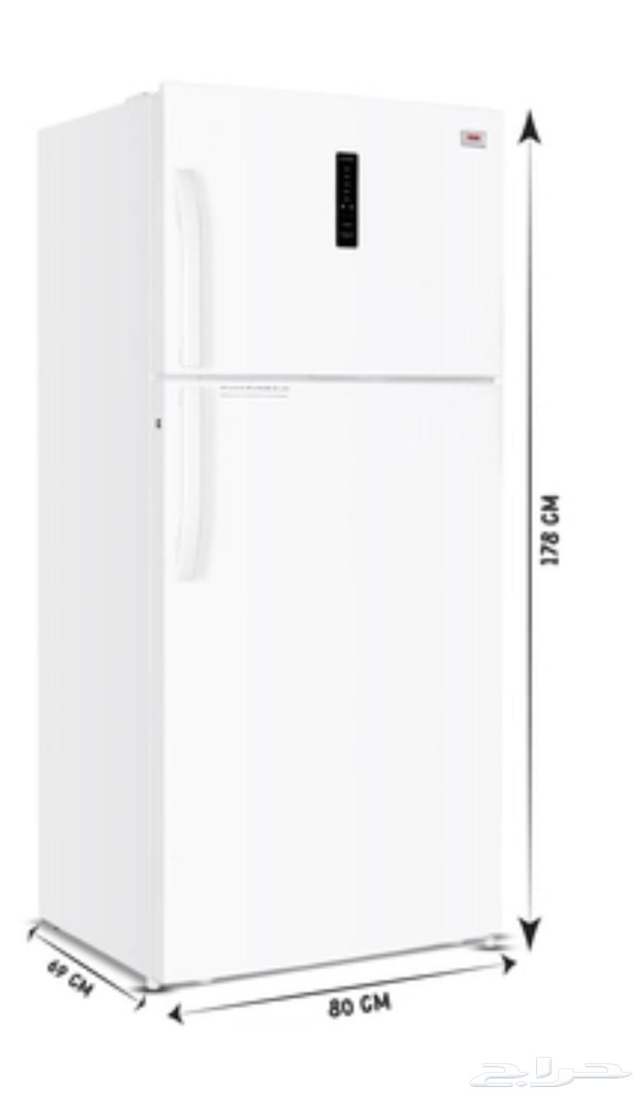 ثلاجة هام 16.9 قدم بابين أبيض64457212938243110
