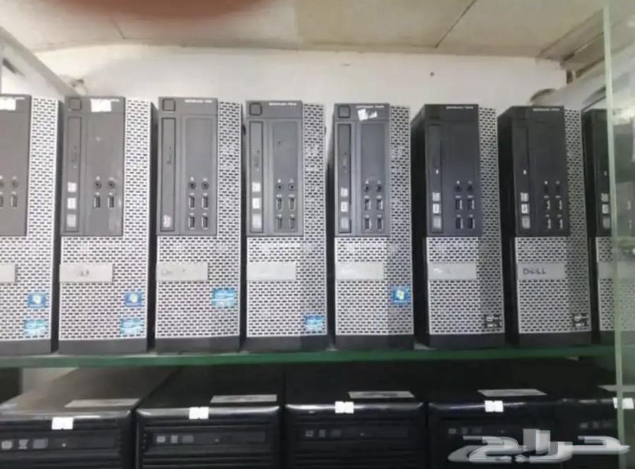 اجهزه كمبيوتر مكتبي مستعمل بكامل ملحقاتهdell hp64458704193922111