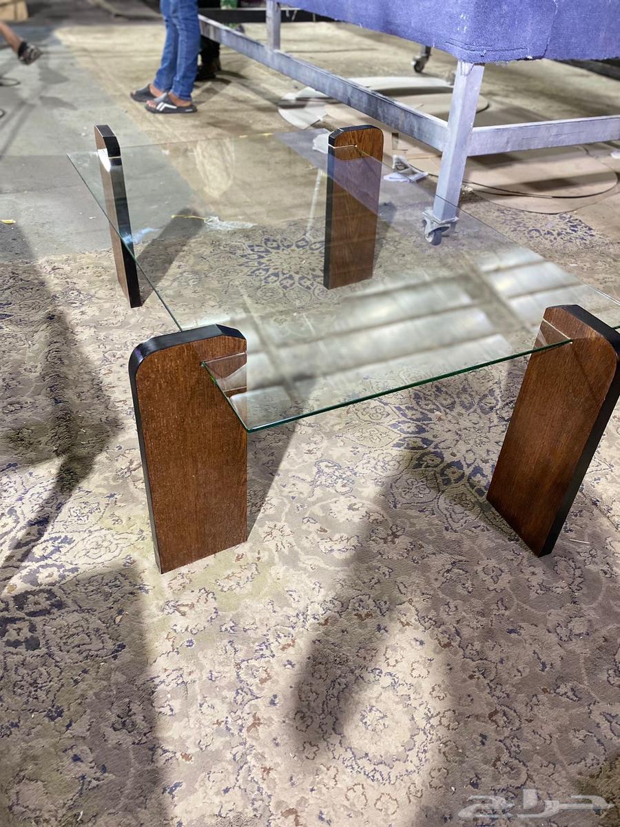 طاولة قهوة زجاج جديده للبيع64460830185219110