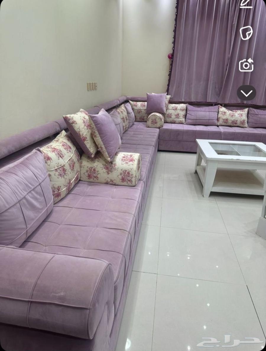 كنب للبيع 14 متر حرف L بس يبي تنضيف النقل عل المشتري64462541117826110