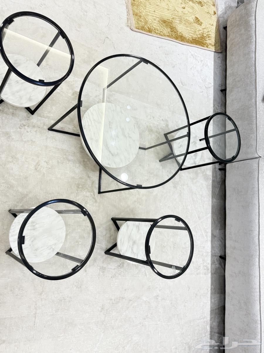 Reception table with six service tables64462458116354114