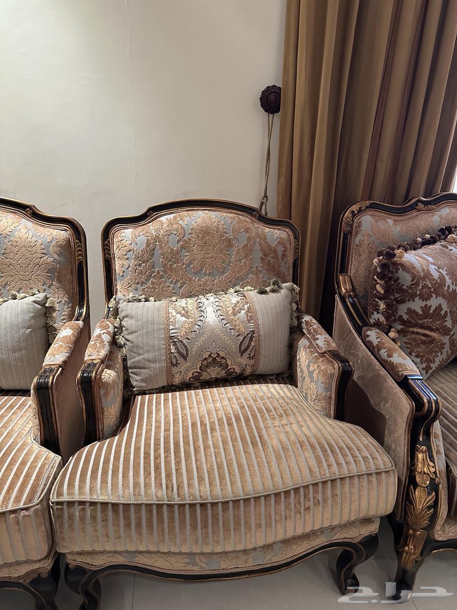 طقمين كنب مجلس ( كلاسيكي فرنسي ) من العامر64459651756547112