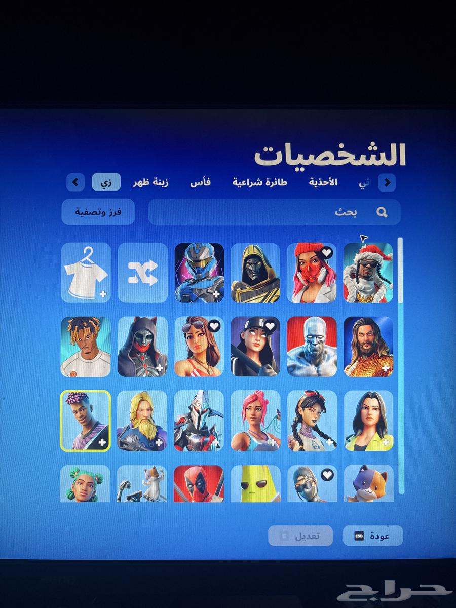 حساب فورت نايت للبيع يربط كلشي64462185378178110