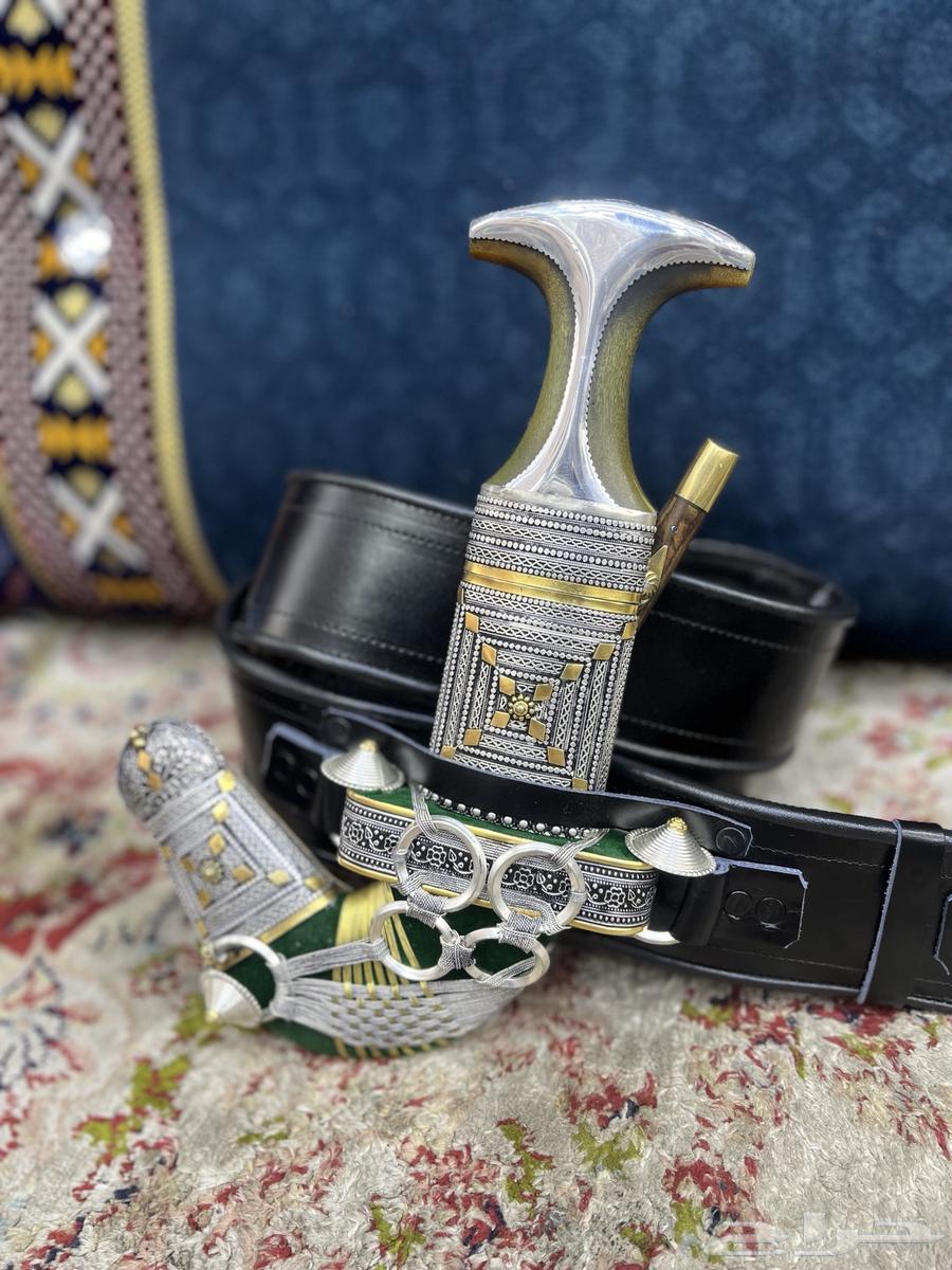 خنجر وتر صب مطلي فضة64461760013826110