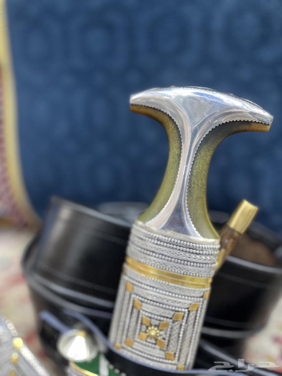 خنجر وتر صب مطلي فضة64461760013826111