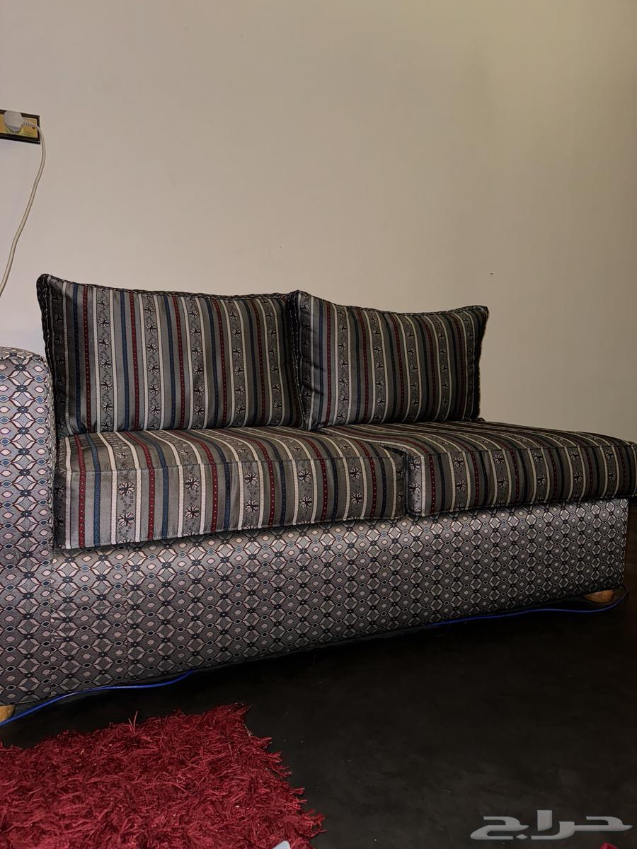 5*4 Majlis Sofa with Covers for Three Windows, Clean Used, Price 300064460884940545110