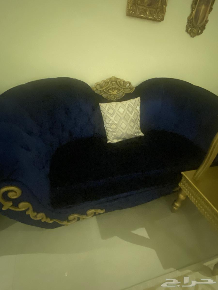 كنب للبيع خمس قطع وزاويه واثنين مفرد64462978922883114