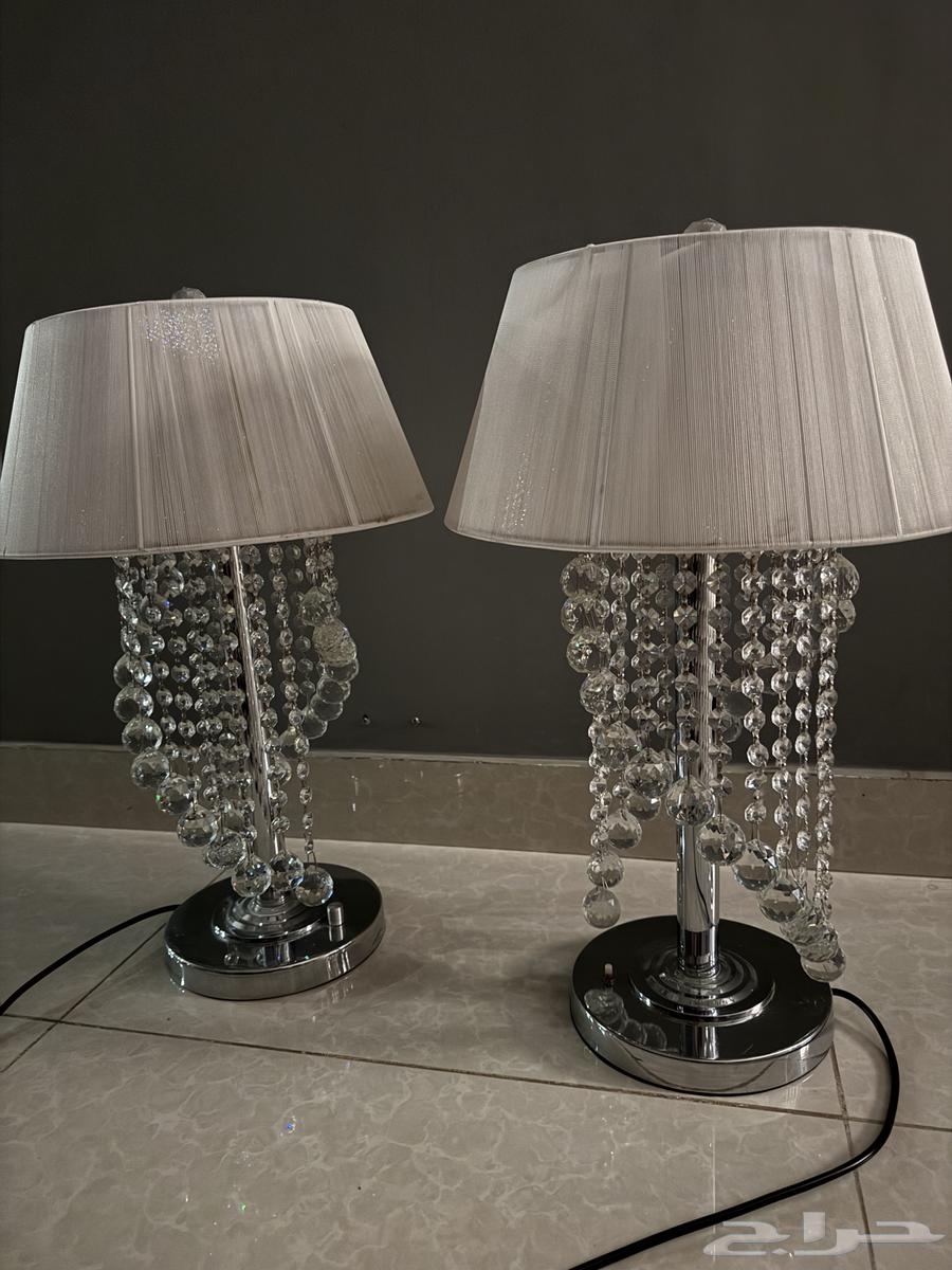 Crystal Lamp with Elegant Candle Holder (Set of 2)64459603563010112