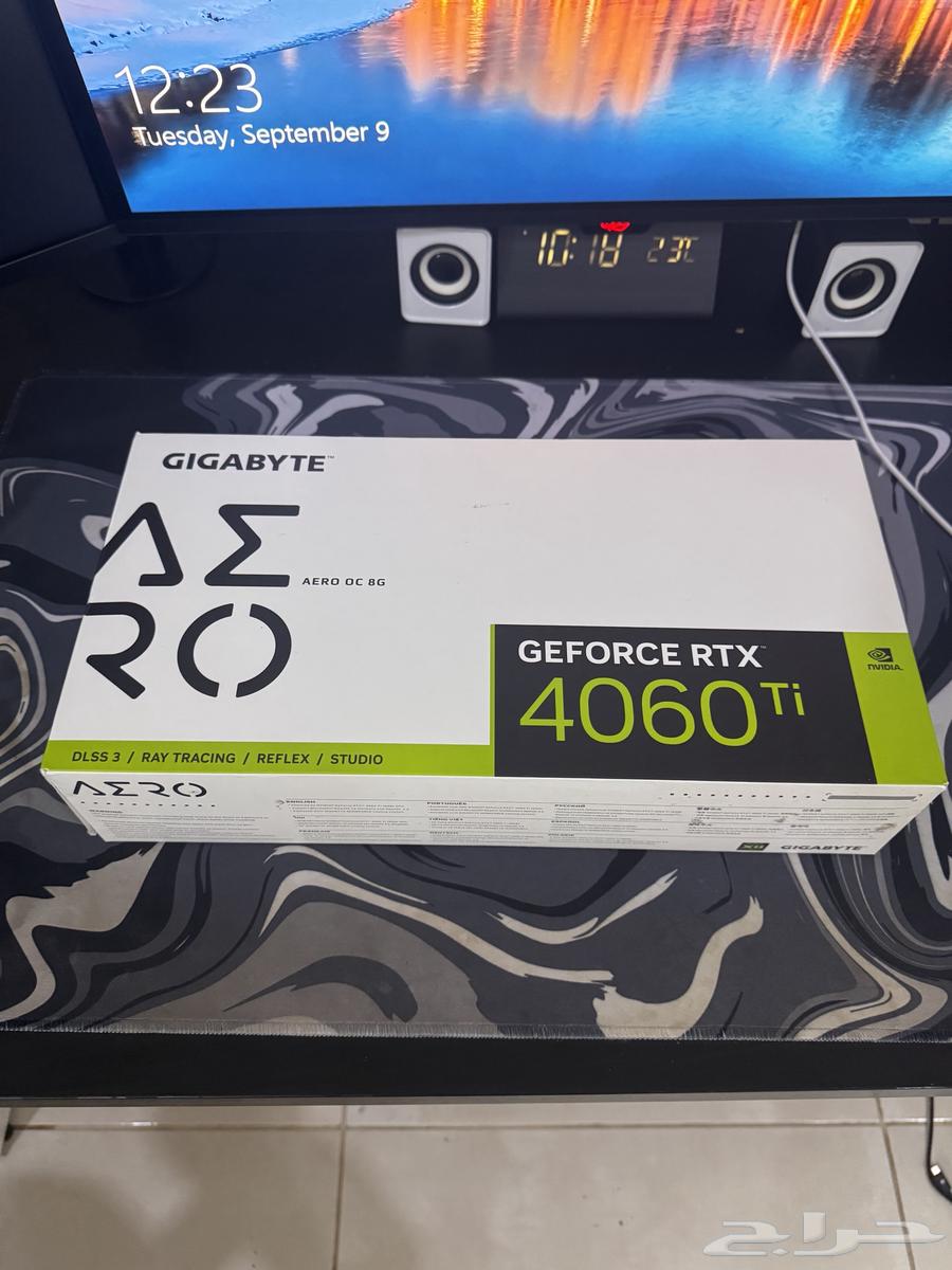 RTX 4060 ti white graphics card, almost new, 8GB64461759952386110