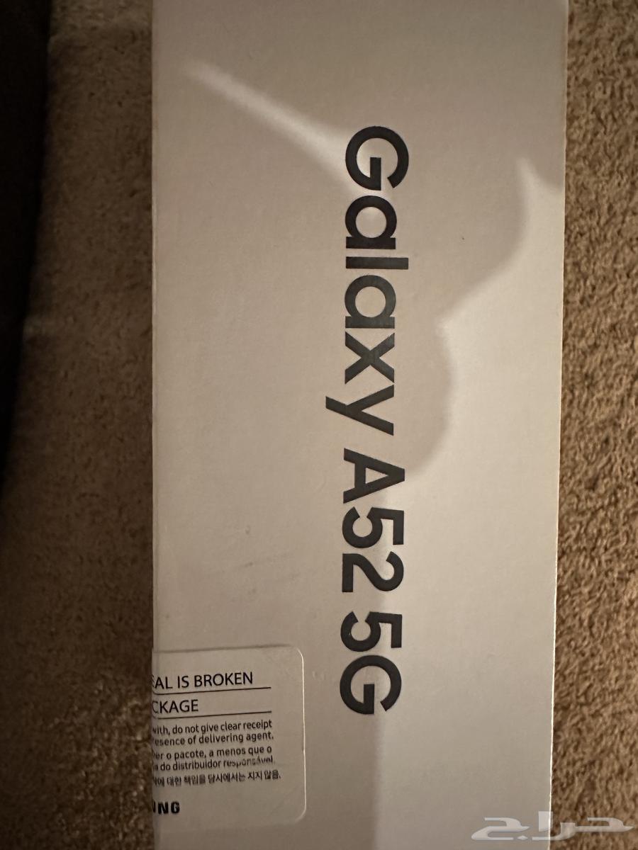 Samsung A52 5G device, brand new unused64464379593475112