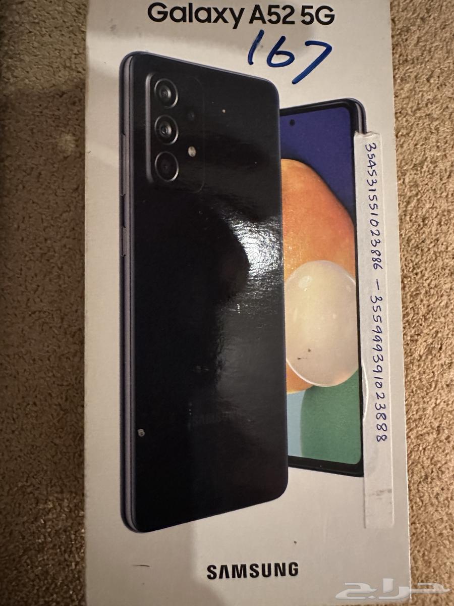 Samsung A52 5G device, brand new unused64464379593475110