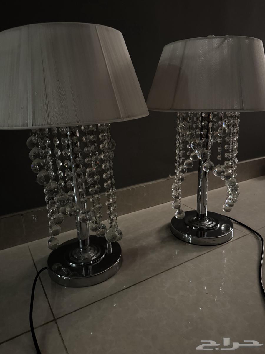 Crystal Lamp with Elegant Candle Holder (Set of 2)64459603563010111