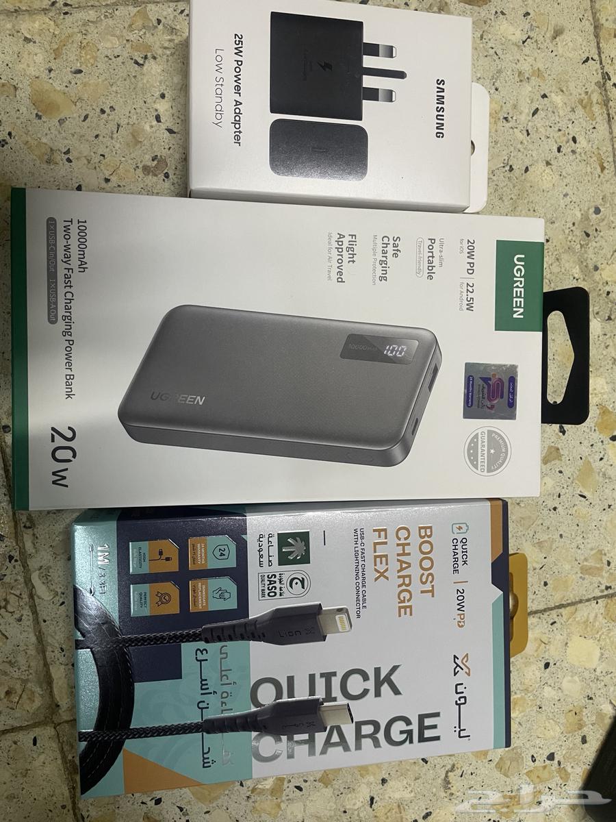 للبيع بطارية وسلك شاحن ومثبت رأس شاحن64457624284674110