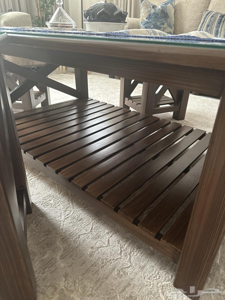 طقم طاولات خشب زان64460365717250111