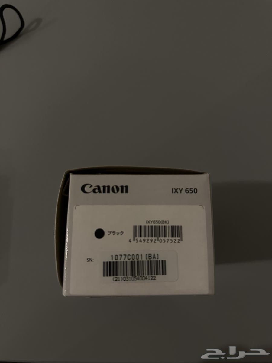 كاميرا كانون IXY 650 شبه جديده تم الاستخدام للتجربه فقط64462610685954114