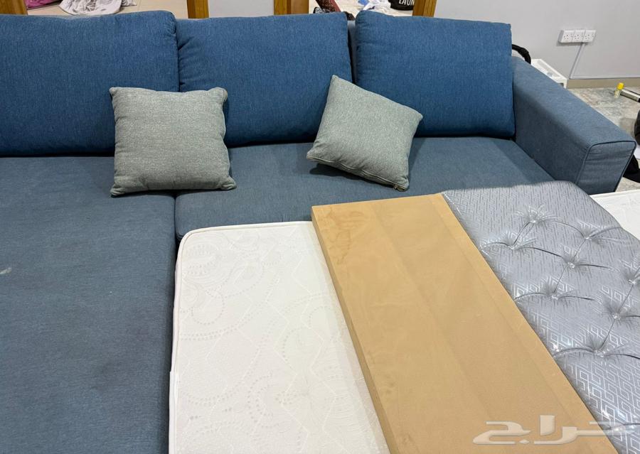 Two-piece sofa and single and a half bed with mattress64458274361730113