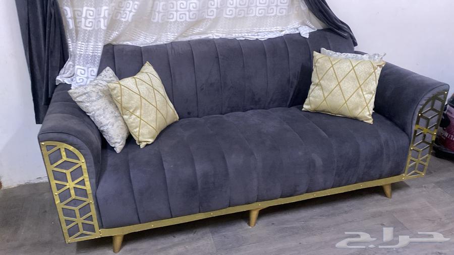 كنب شبه جديد خمس قطع64457718715009111