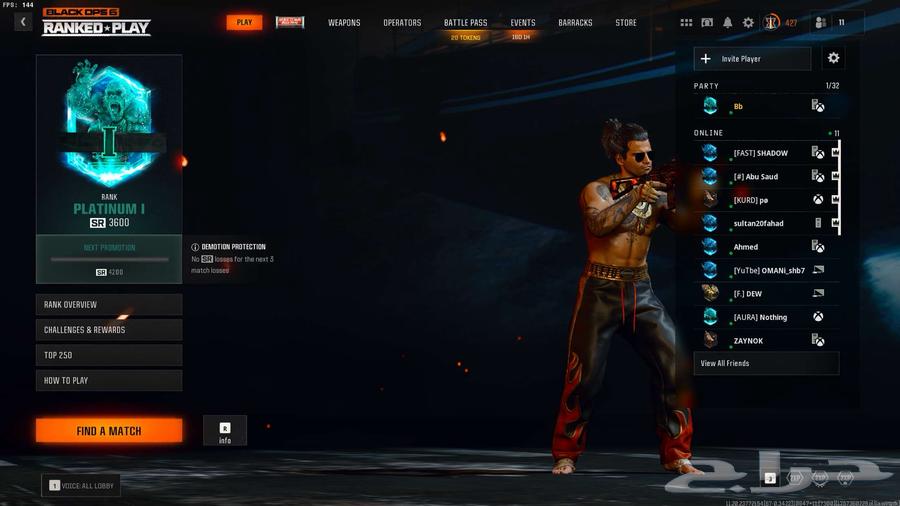 Warzone Redcendent Account (Effort)64463764929921110