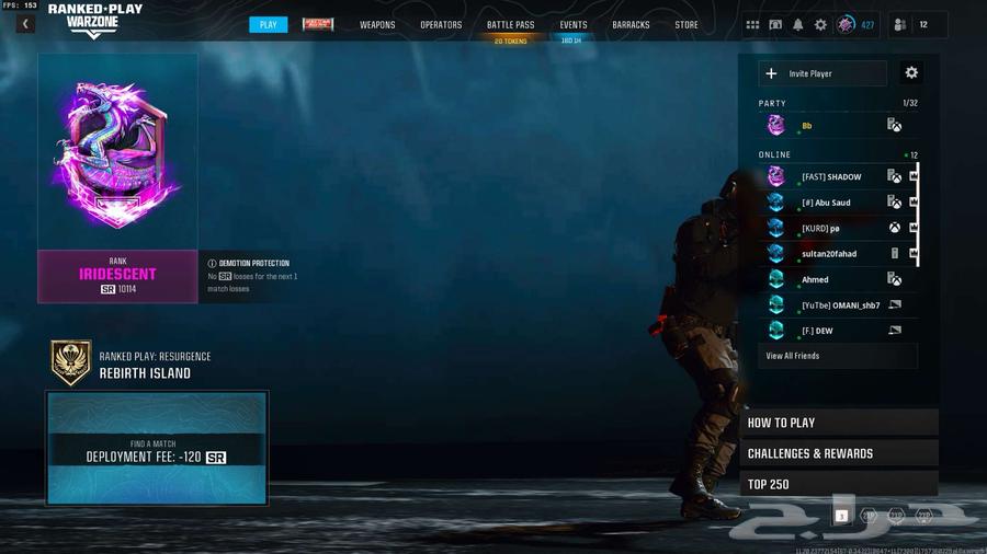 Warzone Redcendent Account (Effort)64463764929921113