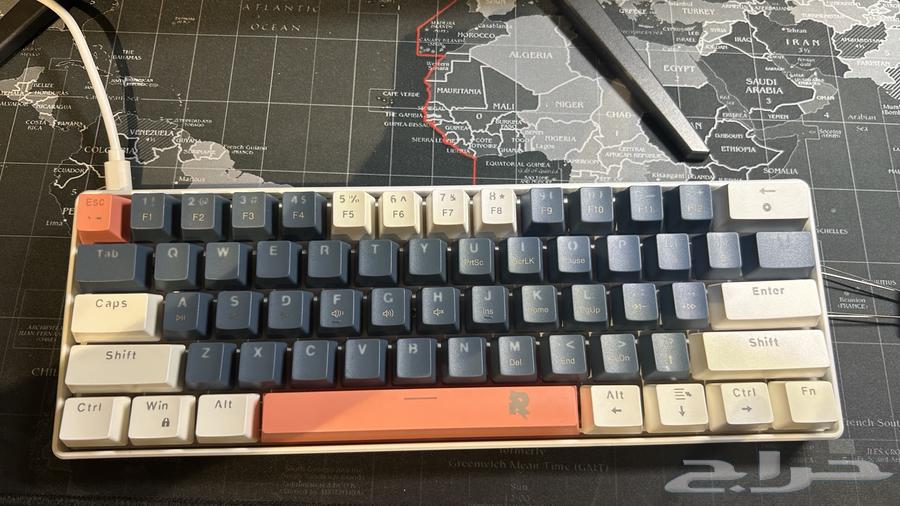 Red Wired 60% Gaming Keyboard64456282600323113