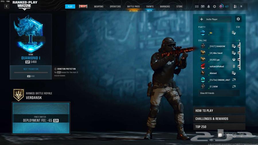 Warzone Redcendent Account (Effort)64463764929921112