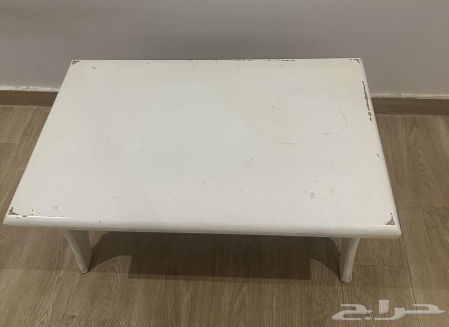 White double-layer office table and chair for sale64457254996995112