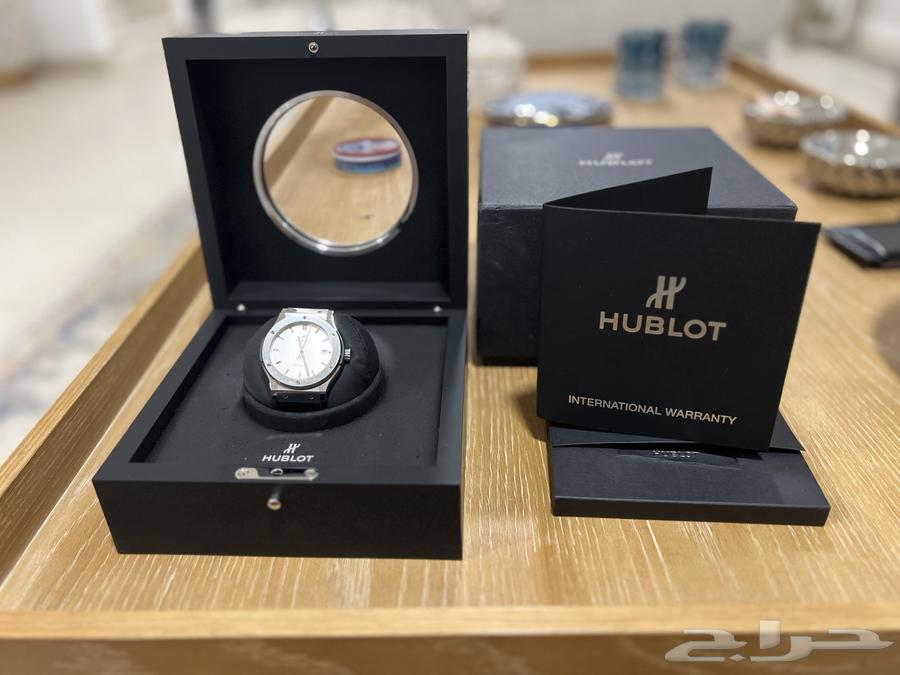 ساعة هوبلوت اصلية مع كامل الاوراق Hublot64462910161794111