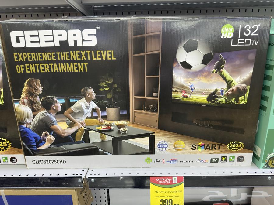 Geebas 32-inch smart screen, lightly used, still with original packaging64457624321537111