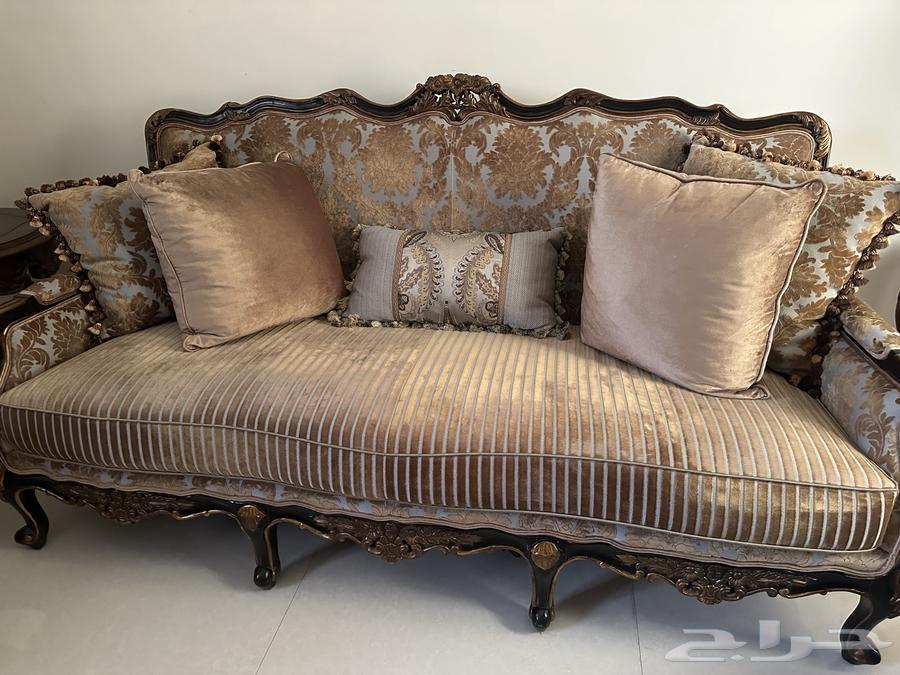 طقمين كنب مجلس ( كلاسيكي فرنسي ) من العامر64459651756547111