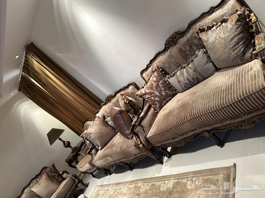 طقمين كنب مجلس ( كلاسيكي فرنسي ) من العامر64459651756547110