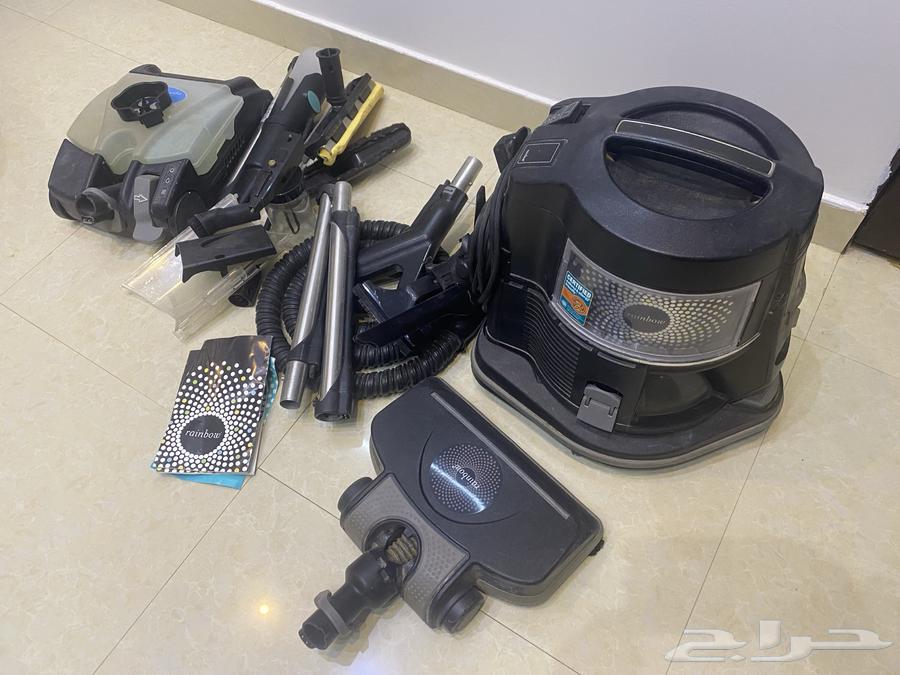 مكنسة ريمبو مستعمله بجميع ملحقاتها مافيها اي عيب64462130900611110