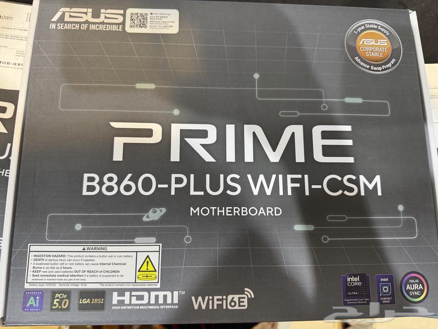 ASUS PRIME B860 Plus WiFi Motherboard64463930883331110