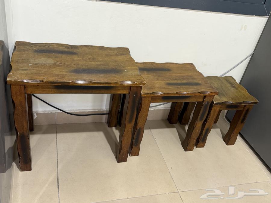 3 طاولات خدمه خشب قوي64457350618113110