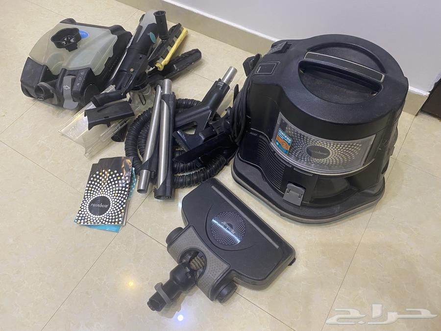 مكنسة ريمبو مستعمله بجميع ملحقاتها مافيها اي عيب64462130900611111