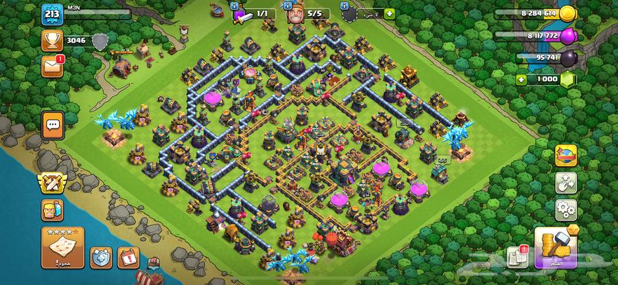 كلاش اوف كلانس تاون هول 14 شبه ماكس64459729338114110