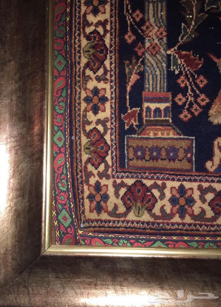 لوحة سجادة من الصوف الشرقي من قرابة 80سنة64459775863041112