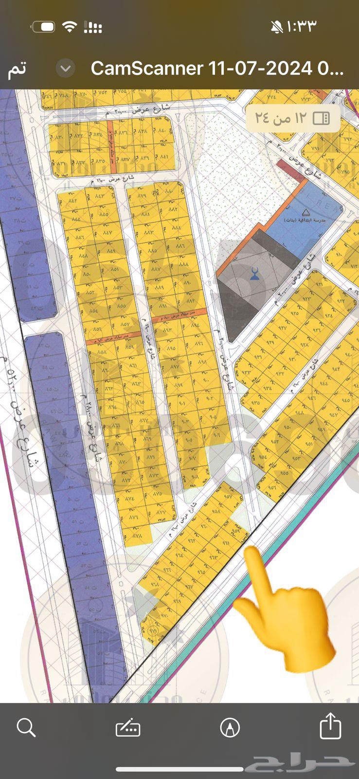 For sale: Corner plot in Al-Malaisa, Scheme 666, Prime location64142379746817110