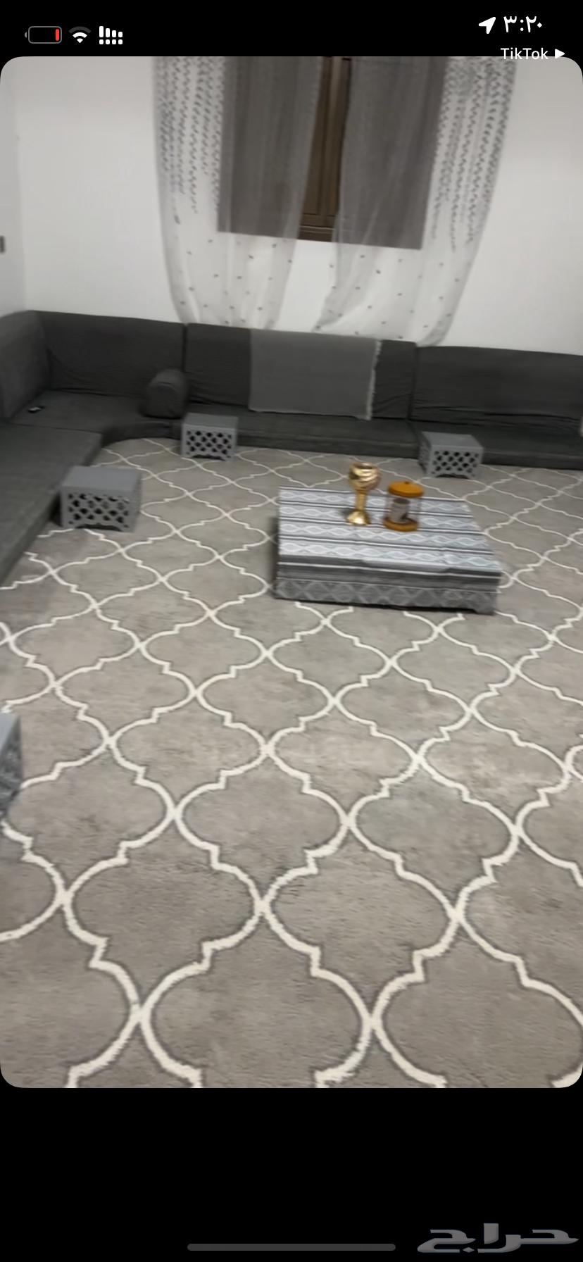 كنب نظيف شبه جديد للبيع 280ابها المحاله64460802630530111