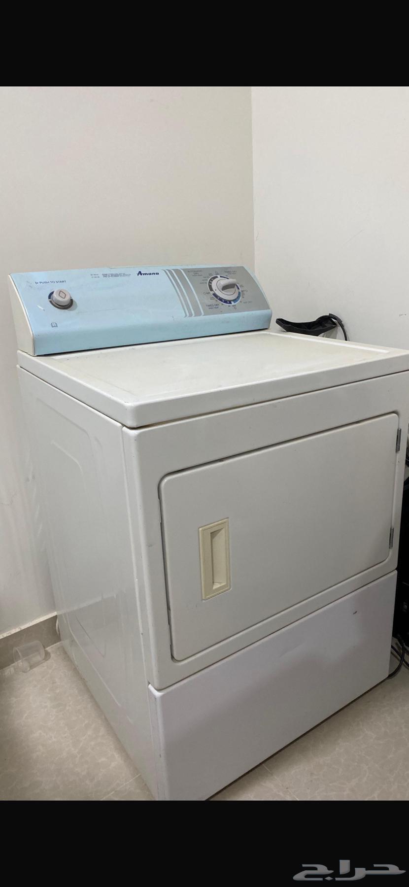 مجفف ملابس شركة Amana استخدام قليل جدا64460557822083110