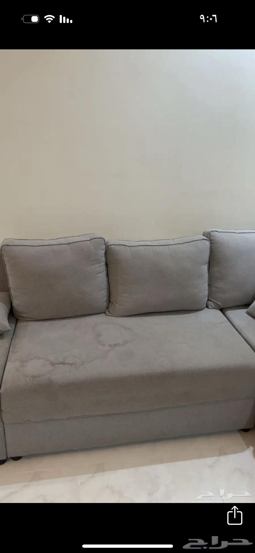 كنب للبيع حرف L للبيع ب 100 البيع مستعجل64463292119171112