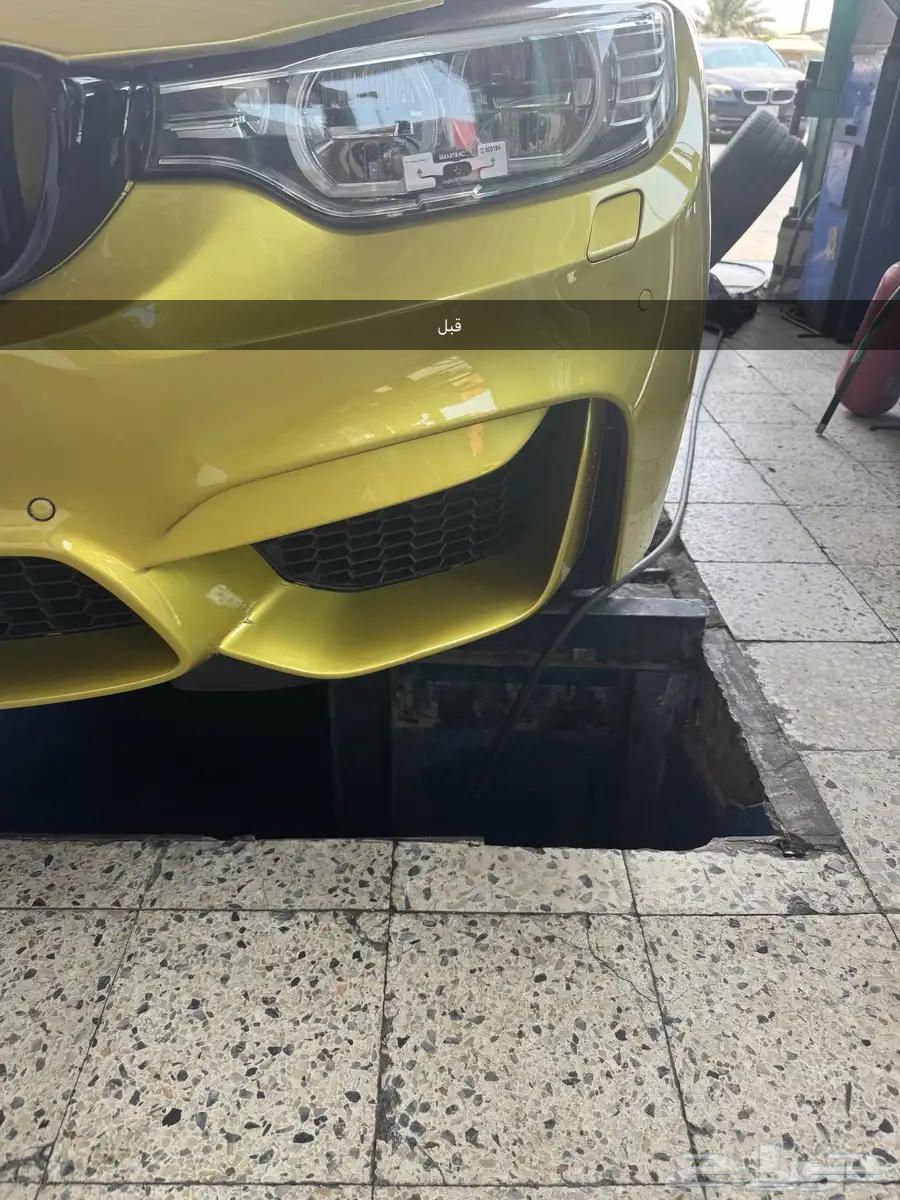 زوائد امامية وخلفية كاربون فايبر 6 قطع BMW M4 M364626914297219111